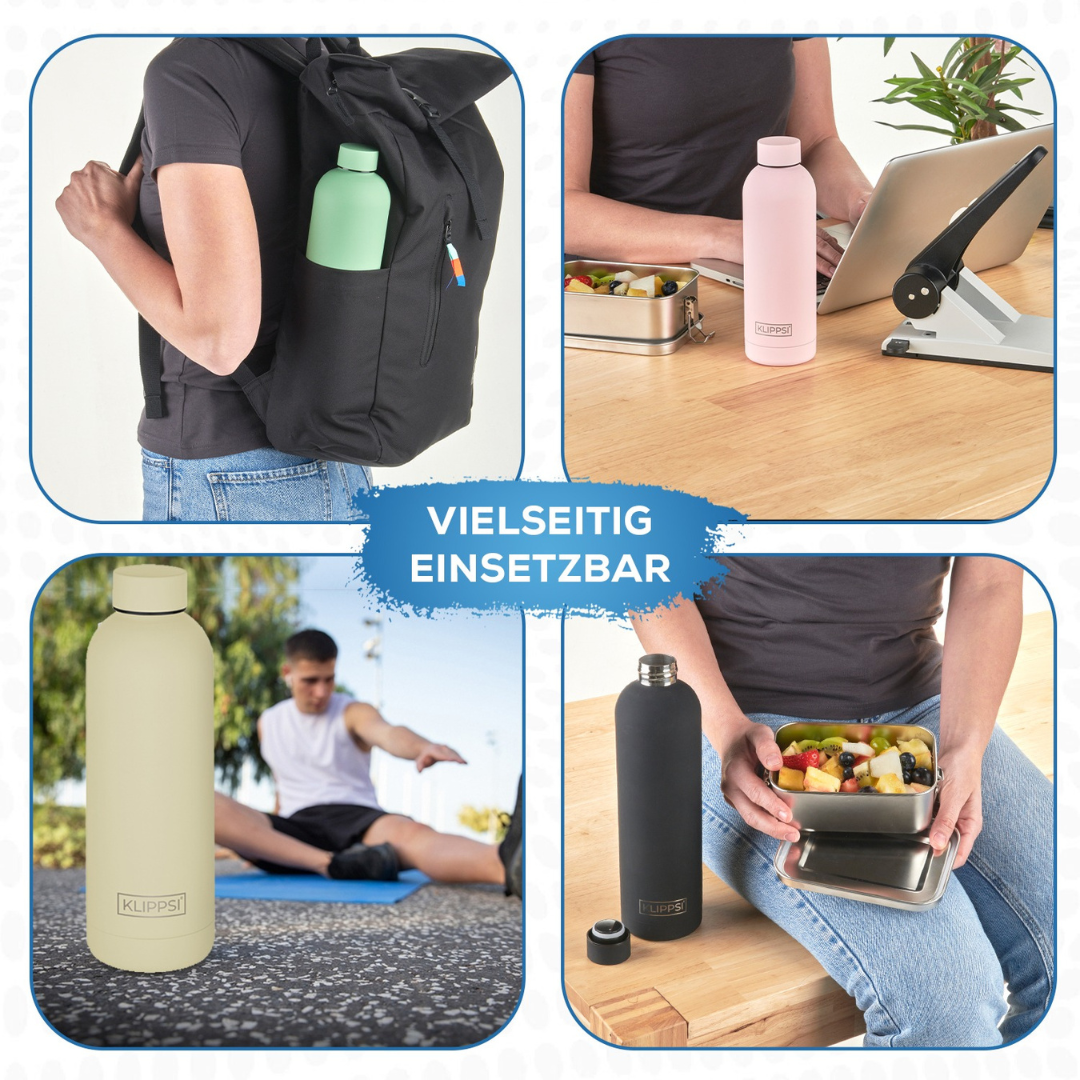 STAINLESS STEEL DRINKING BOTTLE 1000ML