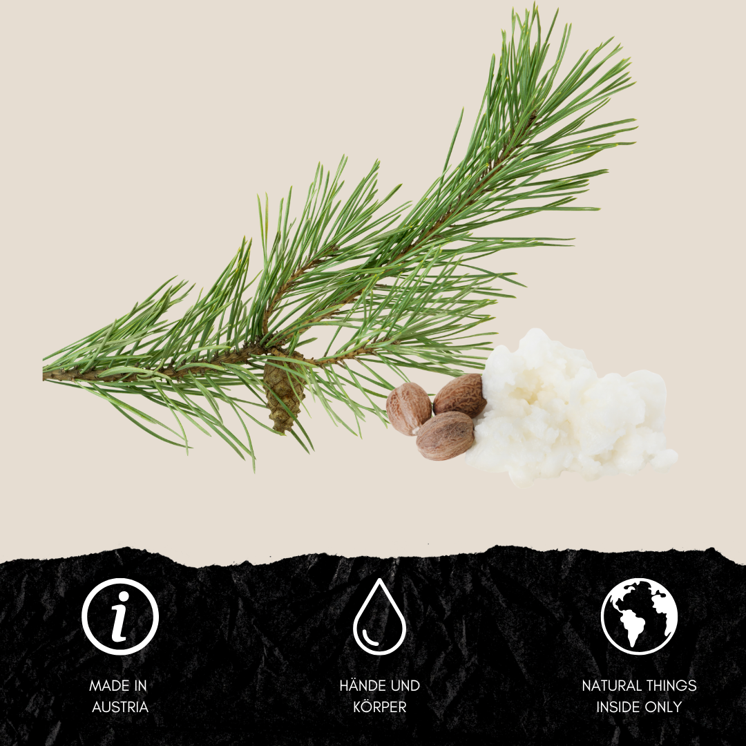 Swiss pine soap with shea